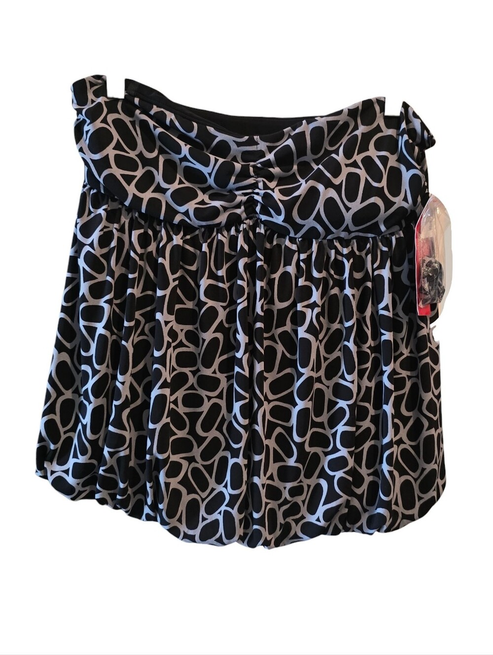 💜 MAGICSUIT 45716757 Black Gray Design 12 Strapless Tankini Top w/ Removable